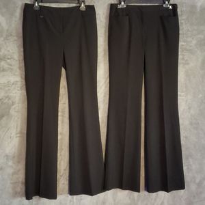 TWO Black Pants 6 tall  $10